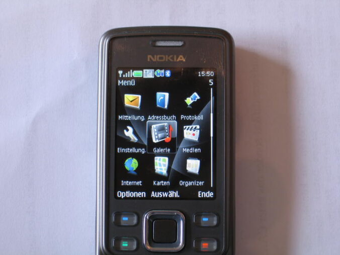 Galerie auf dem Nokia 6300i