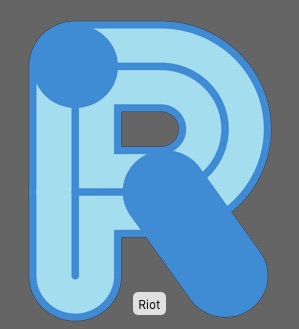 Riot im Logo