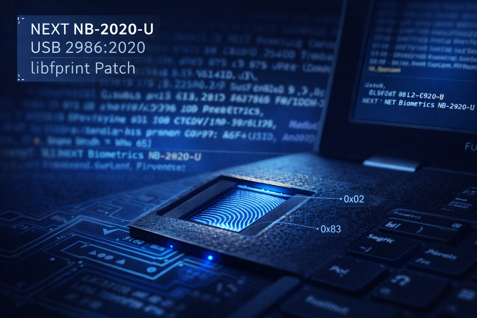 NEXT Biometrics NB-2020-U Fingerabdruckleser unter Linux zum Laufen ...
