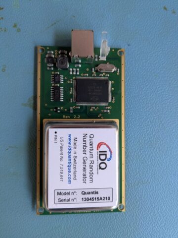 Picture of Quantis USB PCB front.