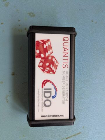 Picture of Quantis USB enclosure front.