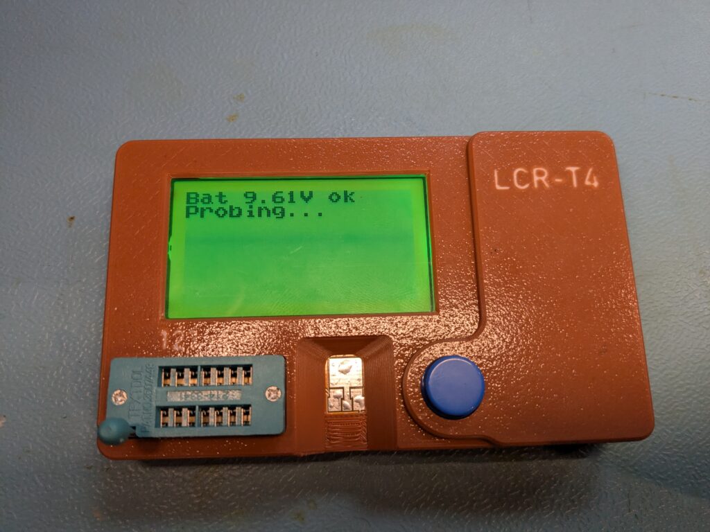 Boot-Screen mit korrekter Batteriespannungs-Anzeige Bat 9.61V ok
